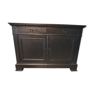 Solid Saint-Hubert buffet repainted in black