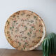 Round fiberglass serving tray
