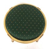 Scandinavian mahogany ottoman, Sweden, 1990
