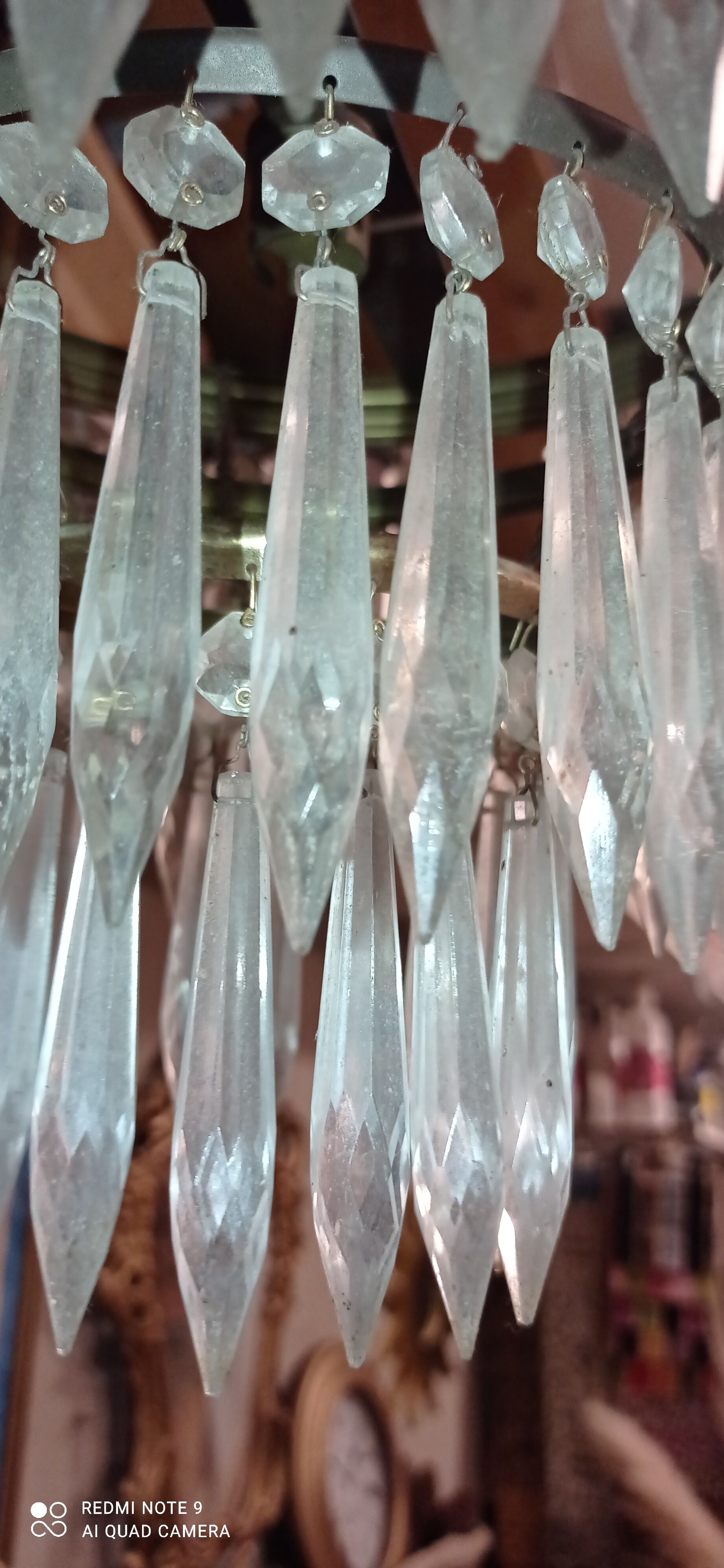 Old tassel chandelier