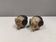 Ceramic elephants as salt and pepper sets made for Danish Søholm 1970-80s