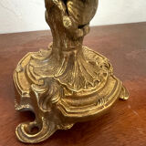 Pair of bronze candlesticks