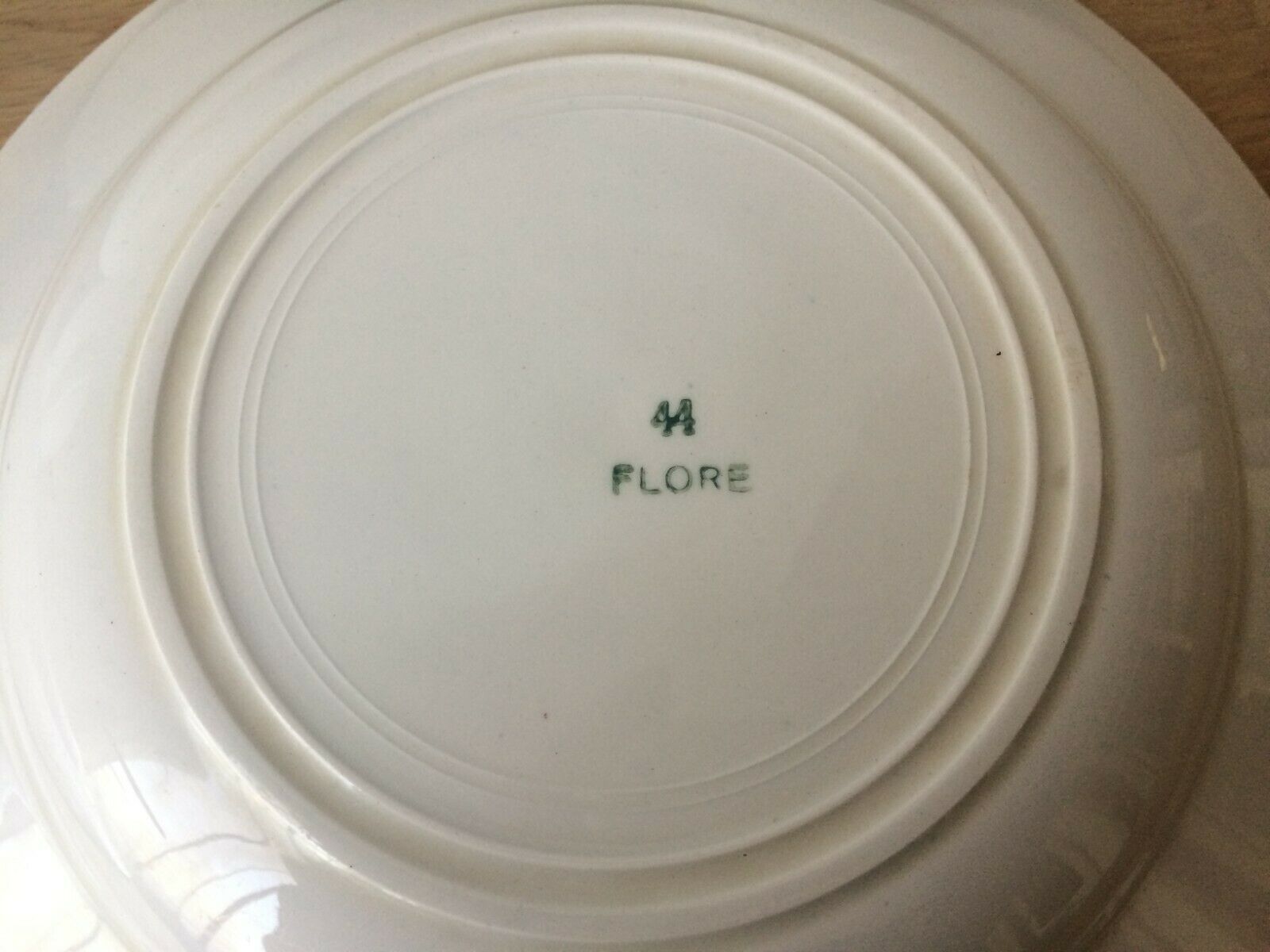 Set of 5 vintage half-hollow plates decoration flora