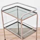 1970s Modernist Chrome Bar Cabinet