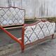 Louis XV style upholstered bed