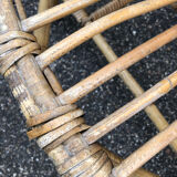 Vintage rattan armchair, 1960