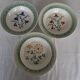 Set of 3 old GIVORS earthenware dishes