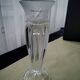 Pair of candlesticks or soliflores in Arques crystal Carthage model