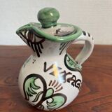 Punter cracked ceramic salt and pepper set, oil and vinegar set