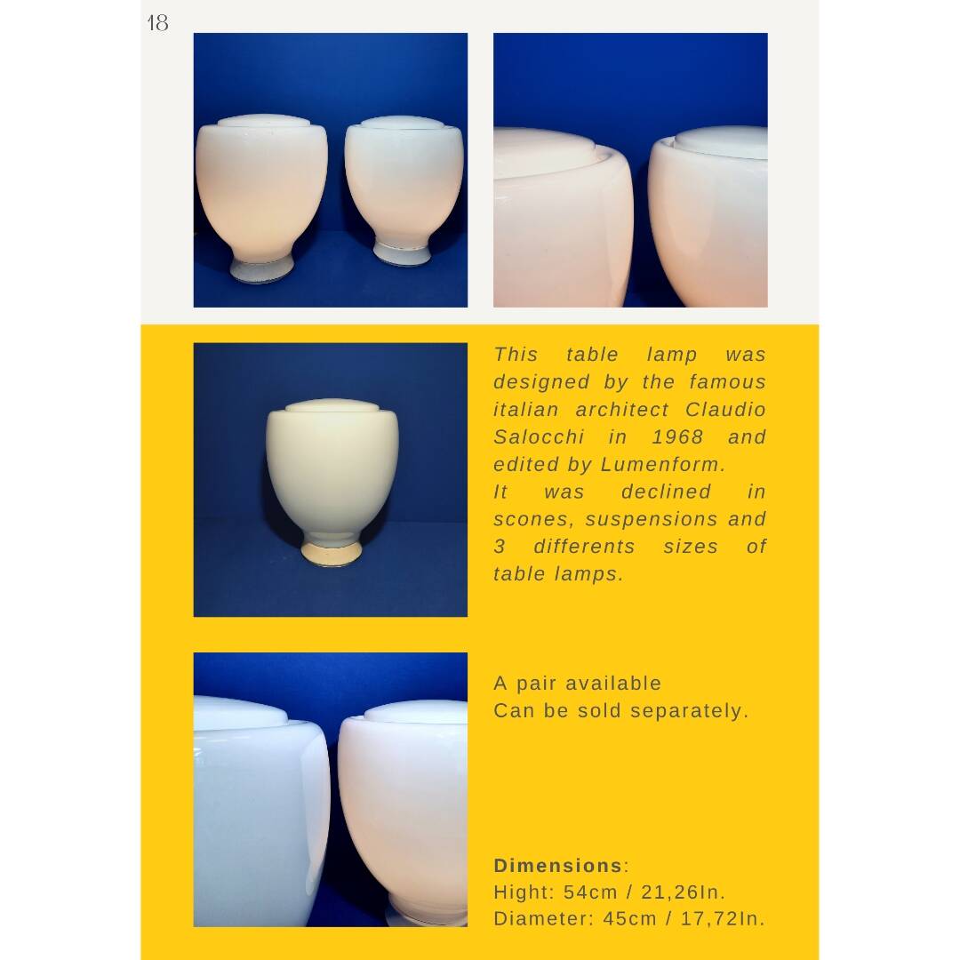 “Elisse” by Claudio Salocchi for Lumenform, 1968