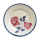 Antique plate decorated with roses