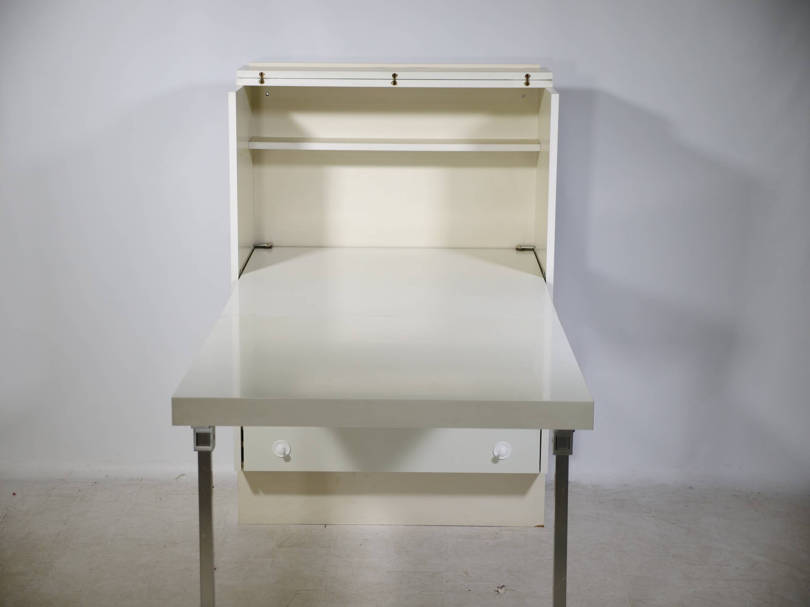 Postmodern highboard cabinet with fold-out desk by Interlübke, 1970s 1980s