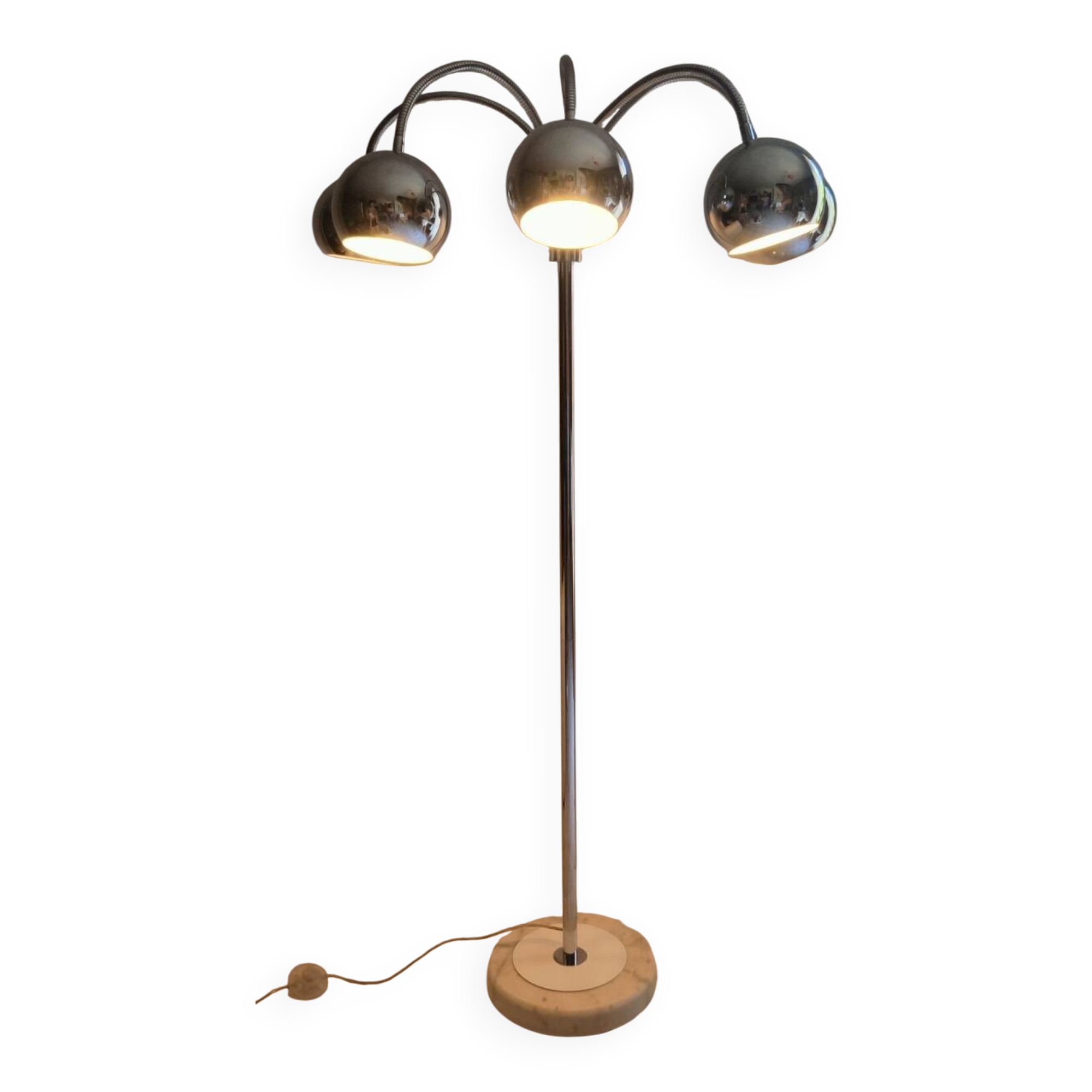 Lampadaire vintage 1990 eye ball