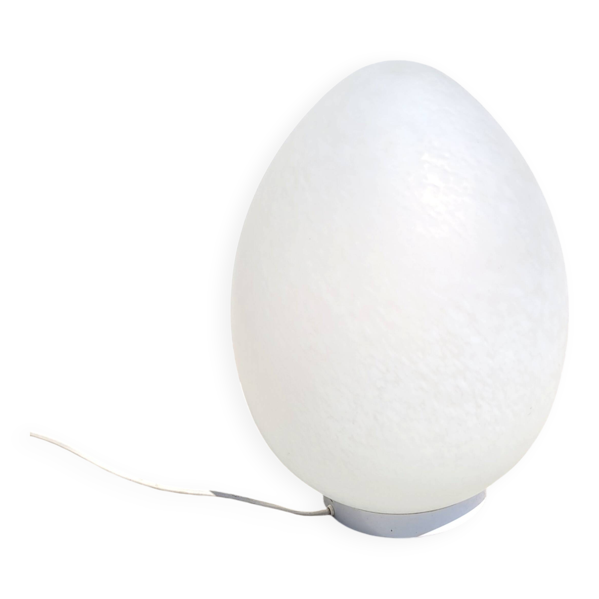 Large vintage egg lamp from the 80s