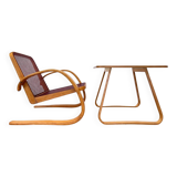 Armchair and table by Miroslav Navrátil for Zdeněk Plesník - 1940s