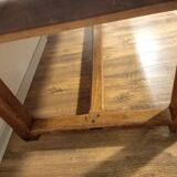Vintage solid oak farmhouse table