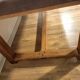 Vintage solid oak farmhouse table