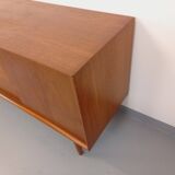 Vintage Scandinavian teak sideboard from the 60s by designer Edvard Valentinsen for Samcom