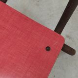 Pink Formica children's chair