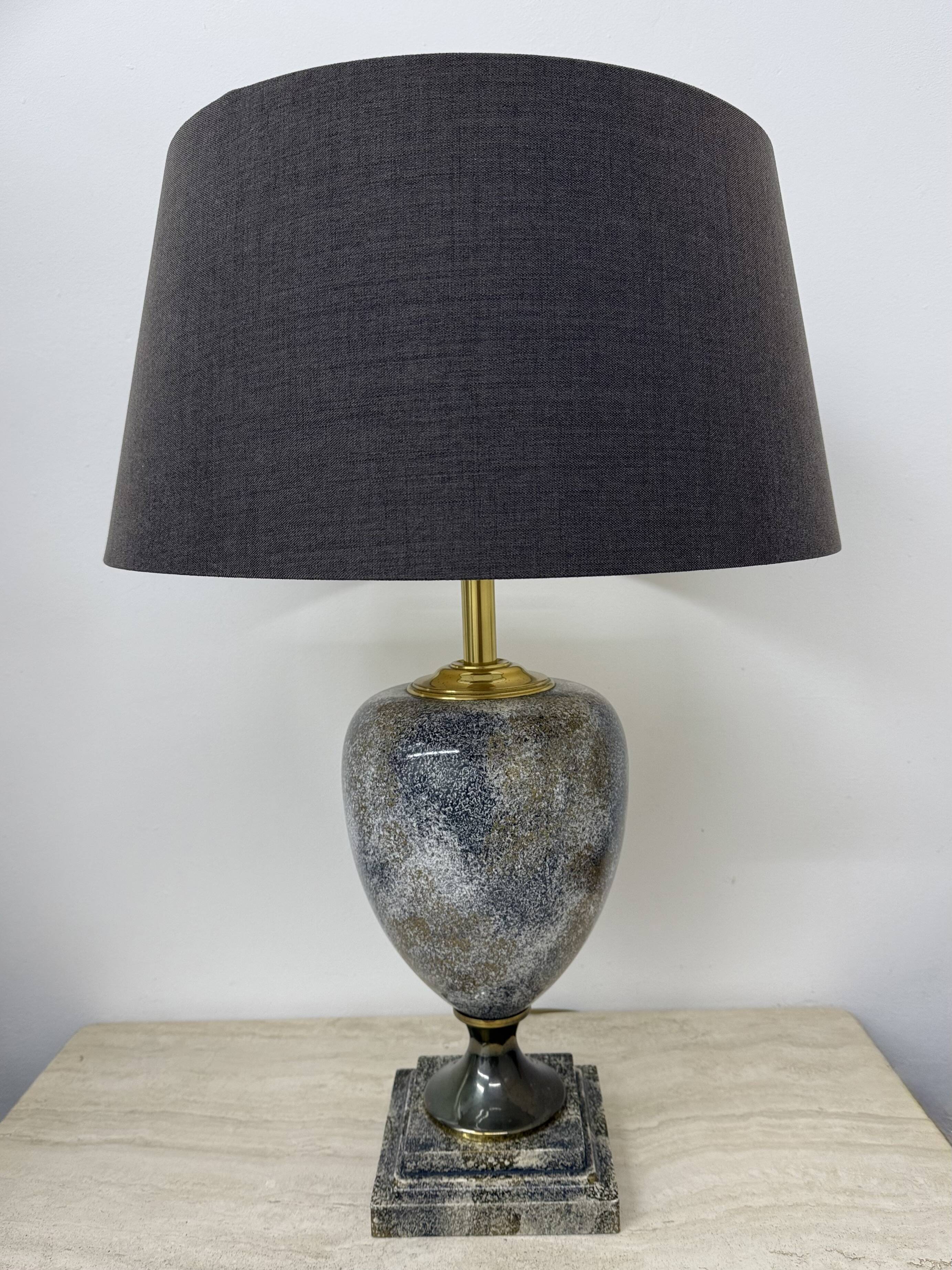 Maison le Dauphin large  table lamp  , 1980s