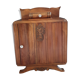 Art deco bedside in solid wood