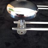 Pair of coat rack in chrome retro style