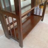 Foldable wooden shelf