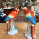 Pair of porcelain parrots Sitzendorf – Germany