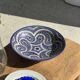 Coupe marocaine en céramique bleu de Fès D28