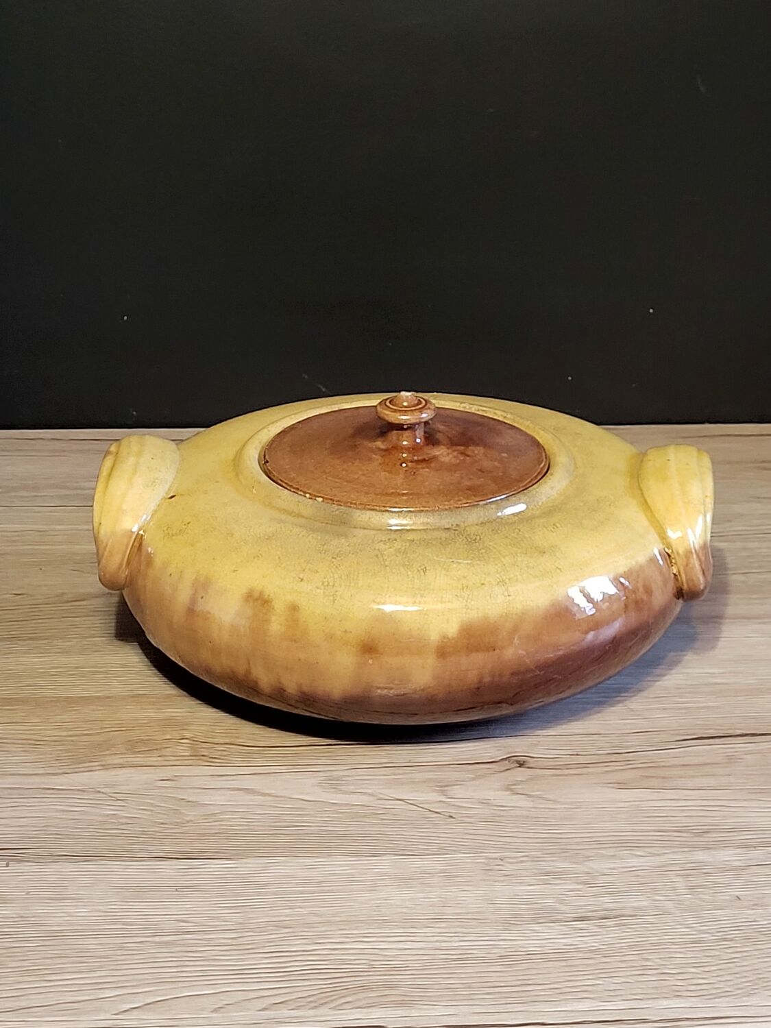 Cocotte daubiere varnished earth / artisanal ceramic kitchen