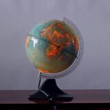 Illuminated plastic globe, Czechoslovakia 1960s
