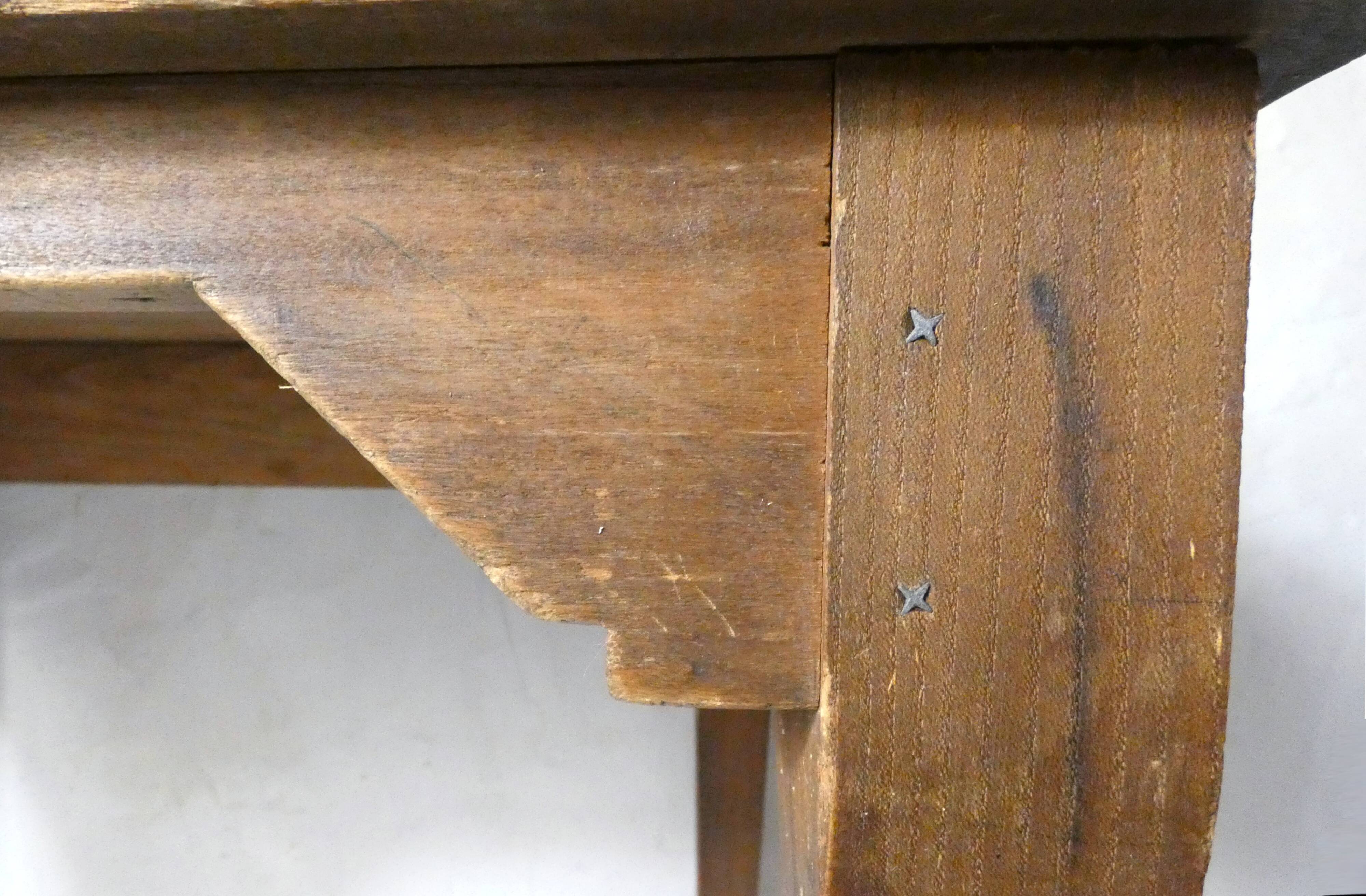 vintage wooden writing desk side table