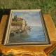Italian Impressionist Oil Painting – Porto di Milano