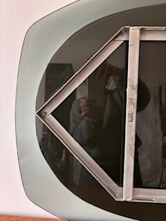 Miroir Veca en verre fumé, Italie 1970
