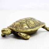 Brass turtle ashtray