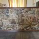 Tapisserie murale scène de chasse avec joli cadre en bois
