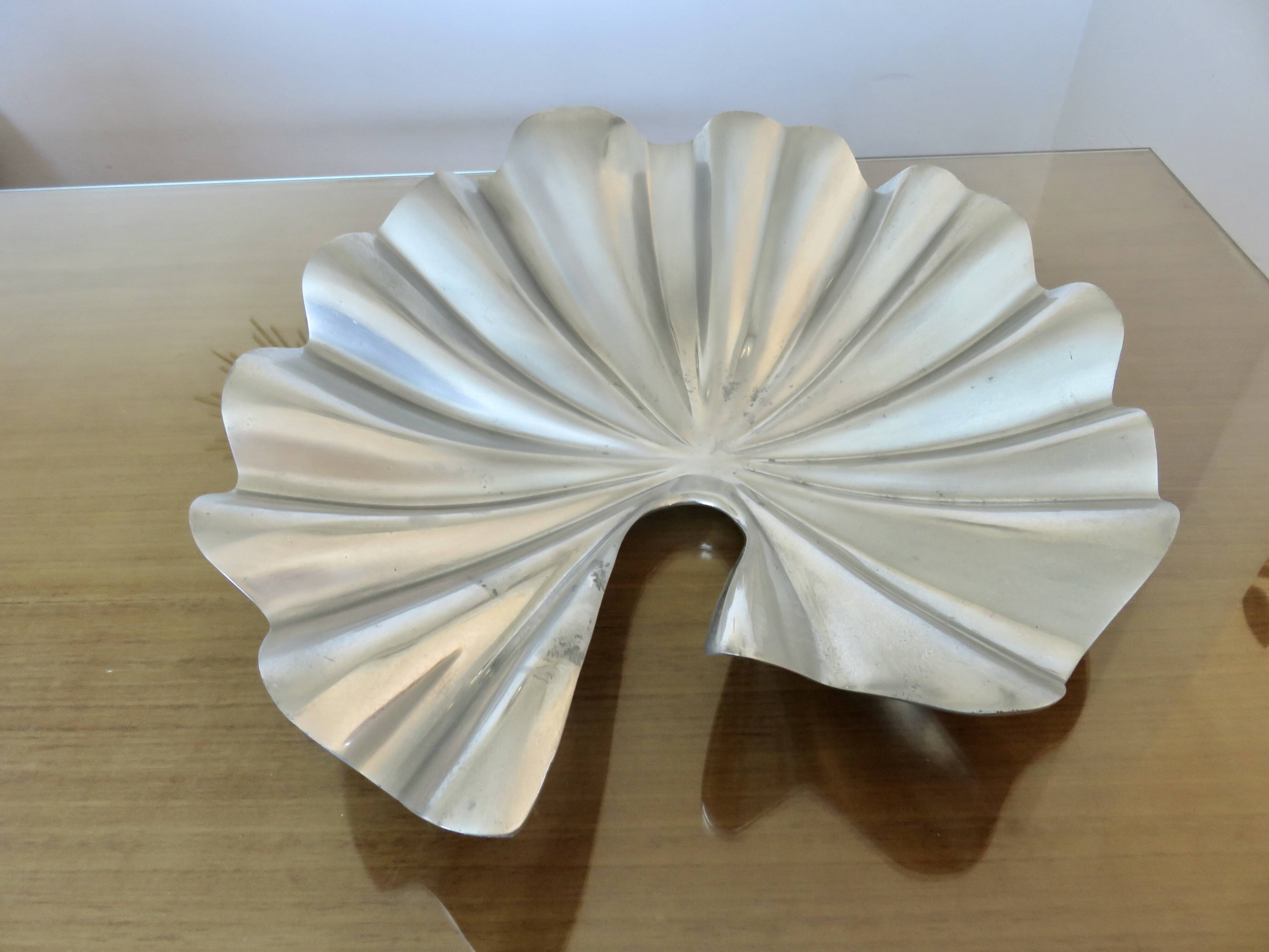 Aluminum fruit basket, French design 1970