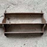Antique wooden wall shelf