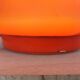 Atomic mushroom lamp orange glass 70's
