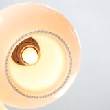 Mid-Century Italian Opaline Glass & Brass Pendant Lamp, set of 3