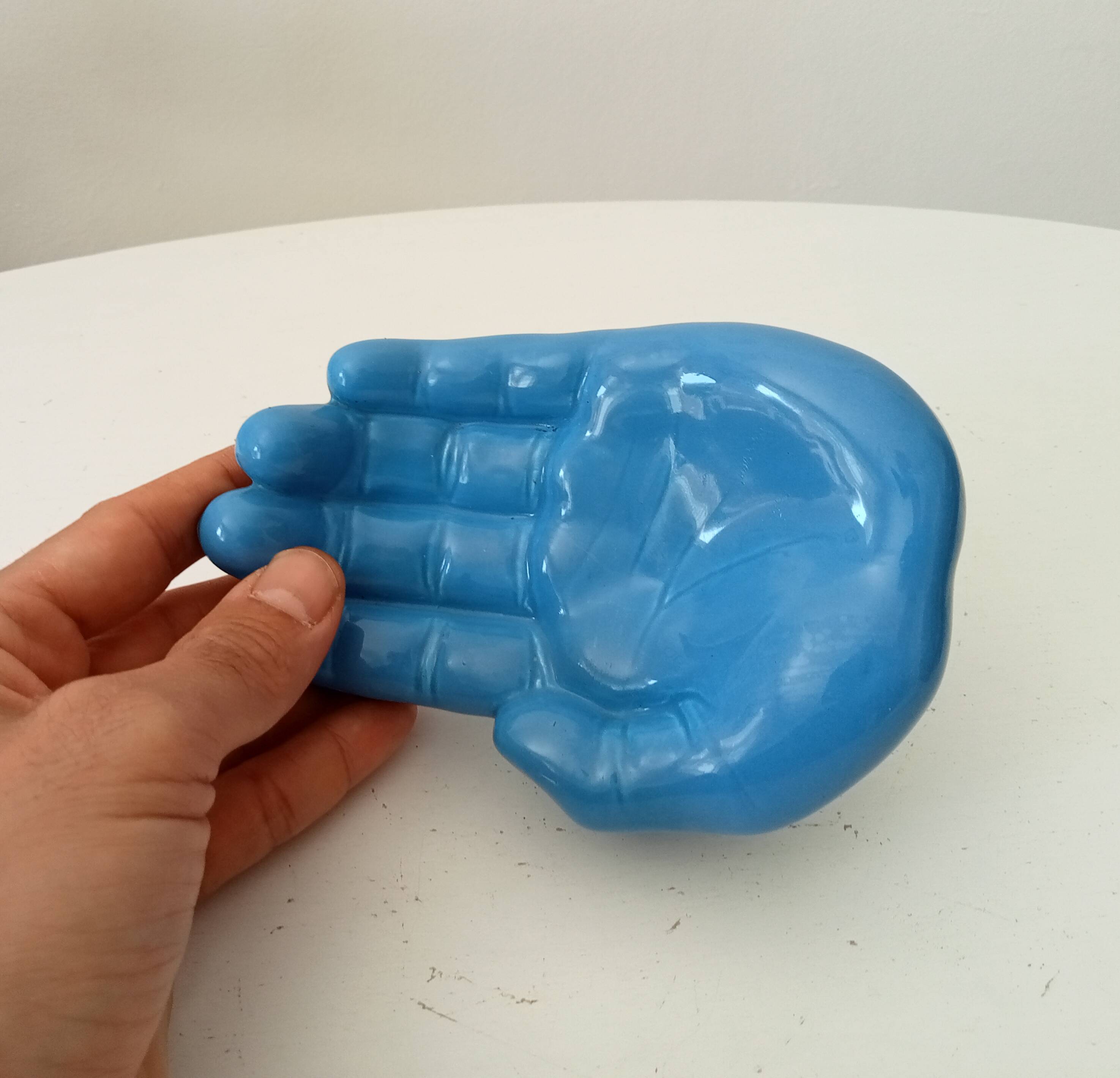 Vintage ceramic "Hand" empty pocket from the 80s