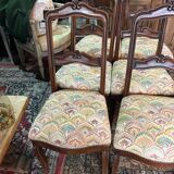series of 6 late 19th century Walnut chairs
