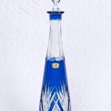 Wine carafe - cristallerie val saint-lambert - model: pyramid - period: 20th century