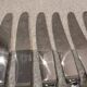12 silver-plated dessert knives by silversmith Florian Frionnet, 21.2cm