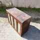 Showcase cabinet vintage accordion doors