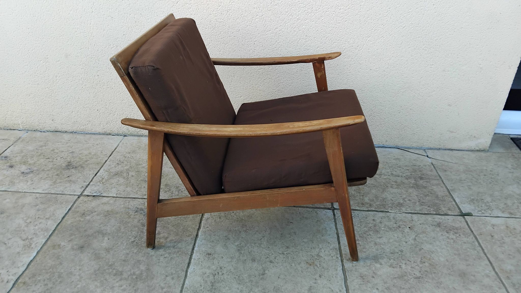 Vintage Danish Scandinavian armchair from the 1950s.