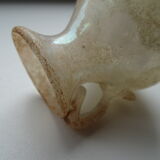 Vase a anse miniature Scavo Seguso Vetri d'Arte verre irisé Murano 1950