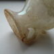 Vase with miniature handle Scavo Seguso Vetri d'Arte iridescent glass Murano 1950