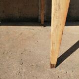 2-drawer pine workshop table