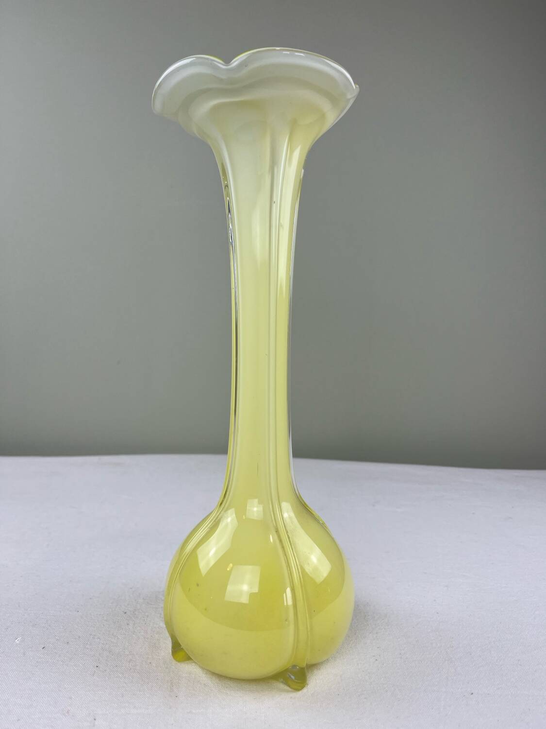 Yellow corolla vase